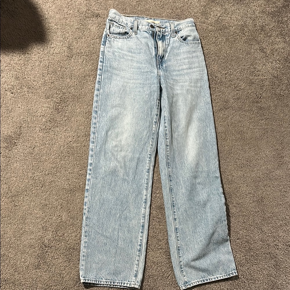 LEVIS - High waisted straight Levi’s Classic Light Blue Women's Jeans